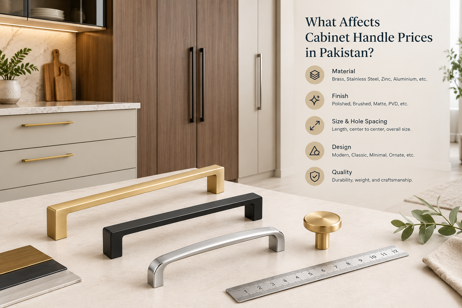Cabinet Handles Price in Pakistan: What Determines the Cost?